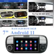 7'' Head Unit Android 11 Car Stereo Radio GPS WIFI 1+16GB For Fiat 500 2007-2015 (for: Fiat)