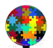 Autism Retractable Badge Holder, Autistic Badge Reel, Autism Awareness GG1991A