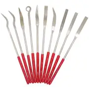 10pcs Mini Diamond File Set Fine Diamond File Set Flat Triangle Needle Files