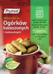 Prymat jarred sour pickled cucumbers spice packet 1ct. Made in Poland FREE SHIP