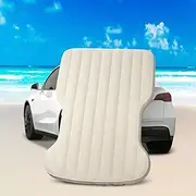VINBYEE Customized for Tesla Model Y Mattress, Self-Inflating Portable Camping Mattress, Tesla Model Y Accessories 2025-2021, Comfort Car Sleeping Mattress with Cordless Charging Air Pump,Storage Bag