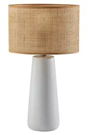 ADESSO LIGHTING Sheffield Table Lamp in White at Nordstrom One Size