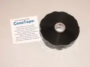 COAX TAPE 20milx1"x36' BLACK SELF-FUSING SILICONE RESCUE REPAIR CABLE WRAP SEAL