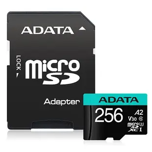 威剛 ADATA Premier Pro microSD U3 A2 V30 256G記憶卡(附轉卡) 蝦皮直送