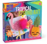 Craft-Tastic Tropical String Art Flamingo Pineapple 2 Canvases