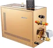 8KW Commercial Steam Generator with Self-Draining, Shower System Home Steam Bath Spa Generator 30 min to 12 Hours 95-131℉ for Suitable Space Heating 6 m³/212 Cubic feet