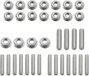 MEFESE SBC Oil PAN Stud KIT Bolts Stainless Steel KIT Replacement for 283 327 350 400 Small Block