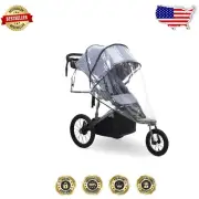 Lightweight Transparent Vinyl Rain Cover for Jet & Slate Zoom Strollers