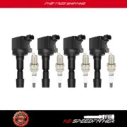 4 Ignition Coil & Spark Plug For Honda CR-Z 2011-2016 FIT 2009-2013 1.5L UF626 (for: Honda)