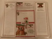 Keebler Elves 1999 Kitchen Collection Recipe Notepad Set Vintage Factory Sealed