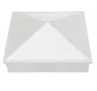 10x Caps WHITE Aluminum Post Cap 150mm x 150mm Fencing Capping