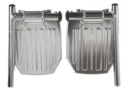 Medline Aluminum Wheelchair Footplate for Swing Away Footrest, 1 Pair-WCA806900