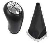 For Renault Clio III 2005-2012 6-Gang Gear Knob Chrome Schaltmanschette Frame