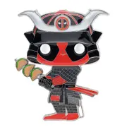 Deadpool #03 Taco Samurai 10cm Pop! Enamel Pin/Badge w/ Stand Collectible 13y+