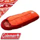 【Coleman 美國 兒童 可調式橘色睡袋 C4】CM-27271/睡袋/兒童睡袋/可機洗/悠遊山水