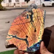 456G Natural Gorgeous Labradorite QuartzCrystal Stone Specimen Healing