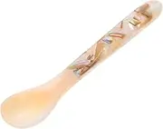 Alipis Shell Shape Spoon Pc Iced Tea Cake Mixing Spoon Elegant Kitchen Tableware Random