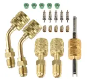 R410a Adapter for Mini Split System, Charging Vacuum Port Adapter, 5/16 Femal...