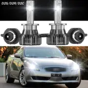 D2S LED Xenon Headlight Bulb For Infiniti G35 2005-08 G37 2008-14 Coupe Sedan (for: BMW)