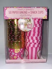 50 PcPaper Cake Cupcake Liner Case Wrapper Muffin BakingCup, Snack Cups ❤️