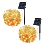 Solar String Lights Outdoor, 33Ft 100LEDs Solar Fairy Light with 8 Lighting M...