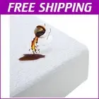 King Size Cooling Mattress Protector with 18" Deep Pocket & Noiseless Protection