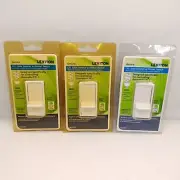 Leviton 300W Slide Dimmer w/ Preset Switch WHITE - 6673 - NEW SEALED - SET OF 3