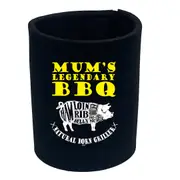 Food Mums Legendary Bbq Barbeque - Funny Novelty Stubby Holder