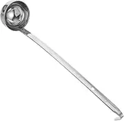 Cabilock Stainless Steel Soup Ladle with Measurement Markings Serving Spoon for Household Restaurants and Buffets for Easy Soup Serving and Portion