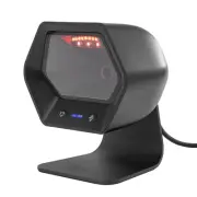 Desktop 2D QR Barcode Scanner, High Scan Supermarket Barcode Scanner QR8039
