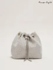 Phase Eight Silver Sparkle Bag (W43910) | $205