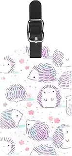 [WOSHJIUK] Luggage Tags,2 Pack Labels Suitcase Tags,Spring Animal Pink,Luggage Tags Privacy Protection Travel Bag Tag