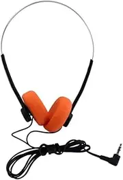 Orange Retro On Ear Headphones, Wired Stereo Headphones, Walkman Headphone, Lightweight Portable Headphone with Adjustable Headband,Over-Ear Headphones,Open-Ear Headphones,Headphones and Earbuds