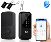 Smart Deadbolt Lock Fingerprint Keyless Entry Door Lock with APP Control