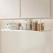 Adjustable Metal Under Shelf Basket, Under Shelf Organizer, Extendable Under-Shelf Storage for Pantry, Laundry Room, Shoe, Closet, Desk, Bookshelf, Cabinet, Bathroom, Paper Plate Storage
