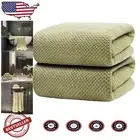 Oversized Microfiber Bath Towels - Extra Large 40x80 Inches, Sage Green (2 Pack)