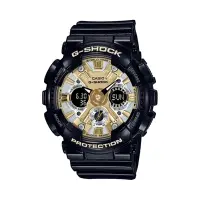 在飛比找Yahoo奇摩購物中心優惠-CASIO卡西歐 G-SHOCK 閃耀時尚 百搭黑金 雙顯系