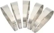 Aeroflow 3" Pie Cuts Oval Exhaust Tube Bend 1D Tight Radius S/S 45Deg - AF9489-3000