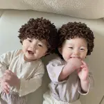 【VANIBABY】男寶寶假髮毛線帽(頭圍37-45CM/適合0-12個月)