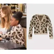 NWT art class Leopard Cheetah Cardigan XL 14/16