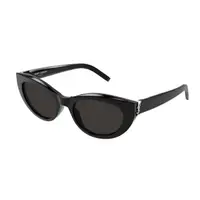 在飛比找momo購物網優惠-【YSL】膠框太陽眼鏡(SL M115-001)