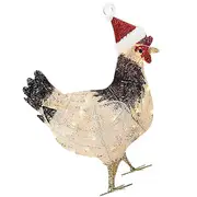 Christmas Tree Ornaments Scarf Chicken Shatterproof Christmas Ornaments