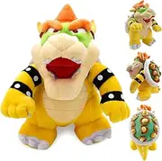 Bowser Mario Plush Figure - Game Character Stuffed Toy Doll for Children, Fans and Collectors