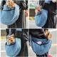 寵物外出背包 貓狗便攜式袋鼠包帆布包 (8折)