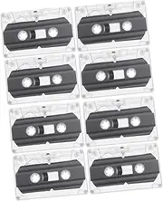 HOMOCONO 4pcs Recordable Blank Audio Tapes Empty Cassette Tapes with Transparent Case Durable and Easy to Use for Voice Recording Vintage DIY Present