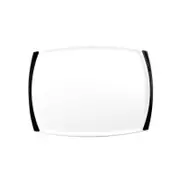 Dexas Concave Silicone 33x46cm Cutting Board - White