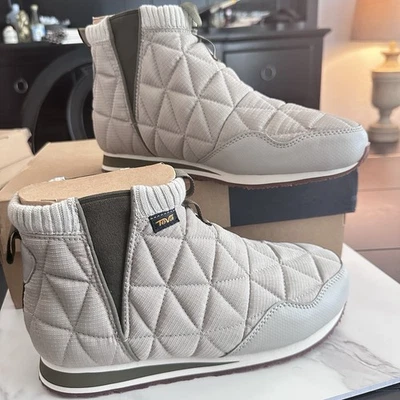 Teva Women's ReEmber Mid Lightweight Boot Olive Outdoor New Slip-On Size 10 $149