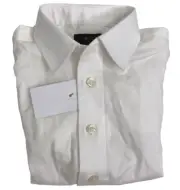 J.Crew Crewcuts Boys Long Sleeve White Thompson Dress Shirt Size 2 J5099