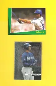 1993 2000 SELECT BLACK DIAMOND KEN GRIFFEY 2 CARD LOT SEATTLE MARINERS FREE SH