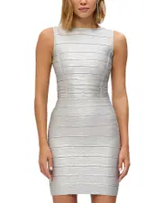 Herve Leger The Metallic Sienna Top
